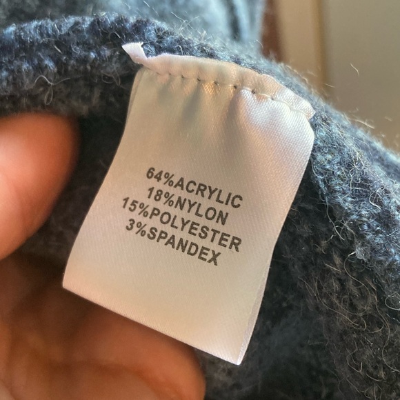 NWT Plaid Open Front Shacket Sweater Jacket Knit Unstructured By Avalin sz Large - Picture 7 of 9